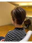 ハイライトショートヘア