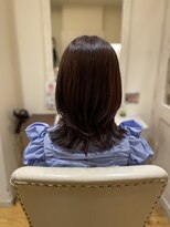 シーループユナイテッドアトリエ(C-LOOP UNITED ATELIER)&nbsp;秋におすすめ！朝が楽なレイヤーカットとレッドブラウ