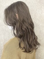 エリマ 横浜西口(elima)&nbsp;横浜白髪染めレイヤーカットミルクティーベージュアッシュカラー