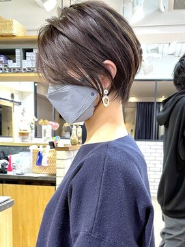 バンプ ギンザ(BUMP GINZA) 30代40代50代大人ショート髪型丸顔前髪あり似合わせ  安