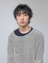 ユニル(Unille)&nbsp;泉駅/メンズ/MEN’S/ニュアンスパーマ/センターパート/学割U24