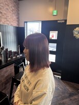 バイナル&nbsp;切りっぱなしラベンダーアッシュ