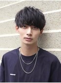 ソフトツイストパーママッシュショートレイヤー刈り上げツーブロ