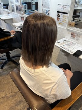 チャンプ 高の原店(Champ) 切りっぱなしボブ×グレージュカラー
