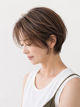 アッシュ 武蔵新城店(Ash)の写真/乾かすだけで綺麗にまとまる!難しいスタイリングは不要♪忙しい朝でも安心な仕上がりが人気◎【Ash】