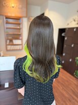 クロリ(Coloris) イヤリング + 裾カラー