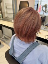 アッシュ 青葉台店(Ash)&nbsp;外はねペールピンクショート