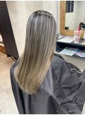 バレイヤージュ、ハイライト、レイヤーロング、キッズカット