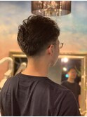 スパイシーフェードカット。笑