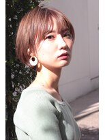 リタ(Lita)&nbsp;ふわっと丸みの　ナチュラルボブ　耳かけ　シースルー　小顔