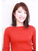 [OCEAN Hair&Life]伸ばしかけにオススメ☆外ハネふわミディ☆