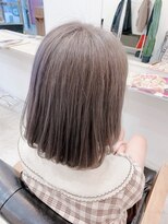 カキーン(cakeen)&nbsp;贅沢トリートメント透け感ストレート☆ペールパープル結べるボブ