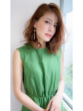 クラン(Chlan) 大人ゆるふわ抜け感ミディ★ベージュ【摂津本山/芦屋】