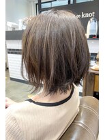 ボルタノット(volta∞knot)&nbsp;☆アッシュグレー×レイヤーボブ☆