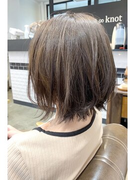 ボルタノット(volta∞knot) ☆アッシュグレー×レイヤーボブ☆