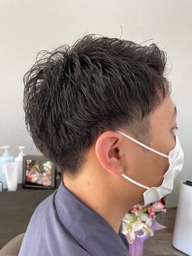 シークレットベースエヌ(Secret Base N) アップバング刈り上げマッシュセミウェット韓国風こなれメンズ