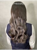 髪質改善/透明感ブラウン/艶巻き/ヨシンモリ/ウェーブ巻き