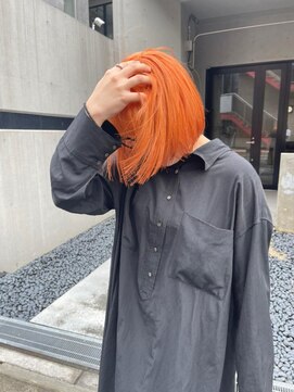 アルカナ 原宿表参道(ARCANA) ホワイトグレージュ コンマヘア くすみブルー ダークアッシュ