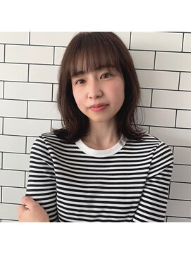 シン(Sinm。) ワイドバング外ハネミディ