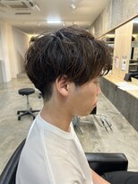 ニアウ 伊勢崎連取店(Niau)&nbsp;メンズマッシュパーマツイストスパイラルパーマ波巻きパーマ