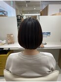 【スタイル】ショートボブ×ツヤ髪