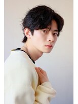 メンズカット バイ ソイクフ(メンズカット by SOY-KUFU)&nbsp;MEN’SHAIRセンターパートマッシュウルフ