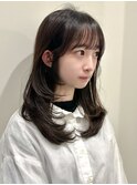 韓国風/レイヤー/前髪/顔まわり/透明感