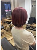 透明感抜群ピンクルーツカラー
