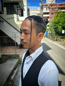 ビンゴ(BINGO) 1948秋色バリカンアートタイトロープマンバンヘアバーバー