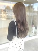 ロング/ミルクティーブラウン