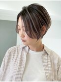 ハイライトバレイヤージュダブルカラーケアブリーチ20代30代