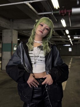 ロテ 名古屋 名駅店(Lote.) ホワイトグレージュ/デジタルパーマ/チェリーブラウン/名古屋