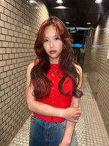 シイ(SIE)&nbsp;オレンジとマロンブラウンのデザインカラー☆☆