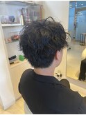 《R+》スパイラルパーマ/メンズパーマ/メンズカット/緩めパーマ