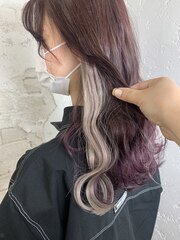 ポイントでつけて可愛い人気のインナーエクステ♪￥4092　　(池袋/池袋東口)