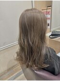 ブリーチ有りグレージュ