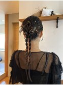 ☆ヘアセットまとめ髪結婚式アレンジ