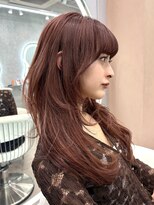グローアイヴィ 大宮(GLROW IVY) ▼ワインレッドハッシュカット韓国ヘア