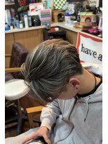 フォーティースリーヘアー(FORTYTHREE hair) 曲がる縮毛矯正×ホワイトハイライト