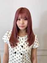 ヘアサロン エン(hair salon en.)&nbsp;ペールピンク×ローレイヤー