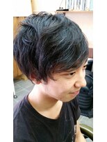 キュリアス(curious)&nbsp;ツーブロックのマッシュボブ