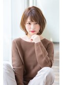 【joemi】小顔効果の毛先パーマひし形ショート(小倉太郎)