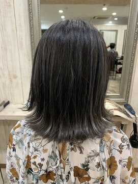 ルー(loup) ハイライトカラー/シルバーグレージュ/ブリーチ/ダブルカラー