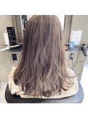 ブリーチ無しベージュ系カラー(矢巾)