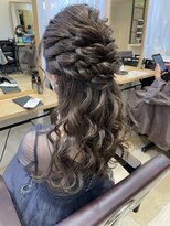 リソ 銀座(RISO)&nbsp;【20代・30代】ハーフアップ【結婚式・パーティー・デート】