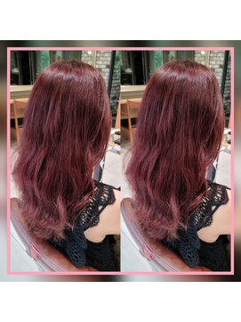 ネオリーブルカ 御茶ノ水店(Neolive Luca) ブリーチ無しで実現!鮮やかな発色と透明感"ベビーピンクカラー