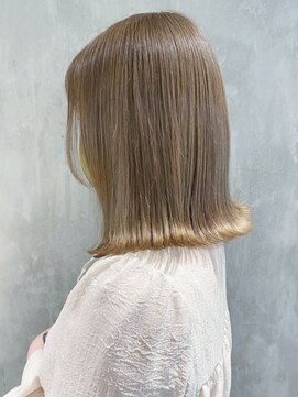 アイティーバイアルバム 松戸店(IT by ALBUM) オリーブベージュ_くびれヘアビタミンカラー_ba332801