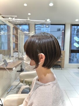アッシュ 大泉学園店(Ash) 髪質改善縮毛矯正×丸みショートボブ【Ash大泉学園 横山】