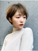 大人可愛いショートボブ/20代30代40代/小顔ショート/表参道