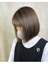 スラッシュ(SLASH)&nbsp;髪質改善/グレージュ/透明感カラー/ナチュラル/艶髪